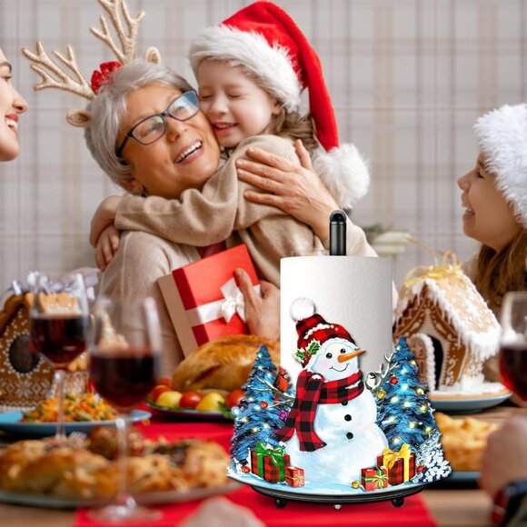 Christmas Decorations Indoor, Christmas Kitchen & Bathroom Decor, Snowman Decora - Picture 6 of 7